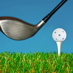 24-Pack Plastic Golf Balls for Backyard Practice and Swing Training