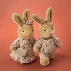 Couple Rabbit Couple Bear Plush Doll Keychain Couple Rabbit Plush Pe...