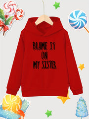 Girls Cotton Hooded Sweatshirt Autumn Winter