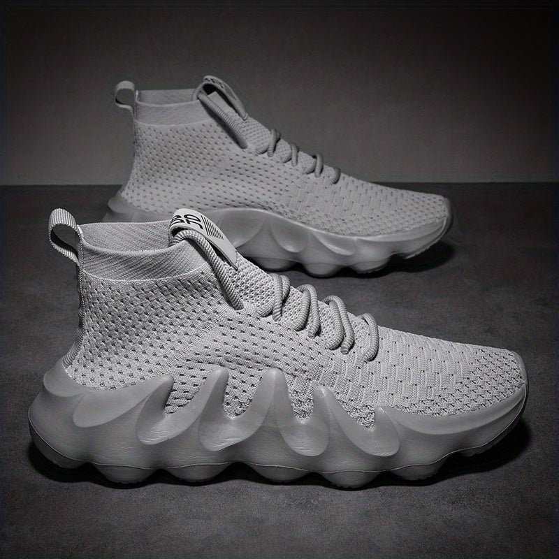 Men's Knitted Lightweight Running Shoes Spring Summer