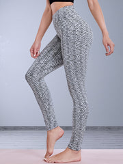Stripes Yoga Leggings Butt Lifting Sports Long Pants Activewear