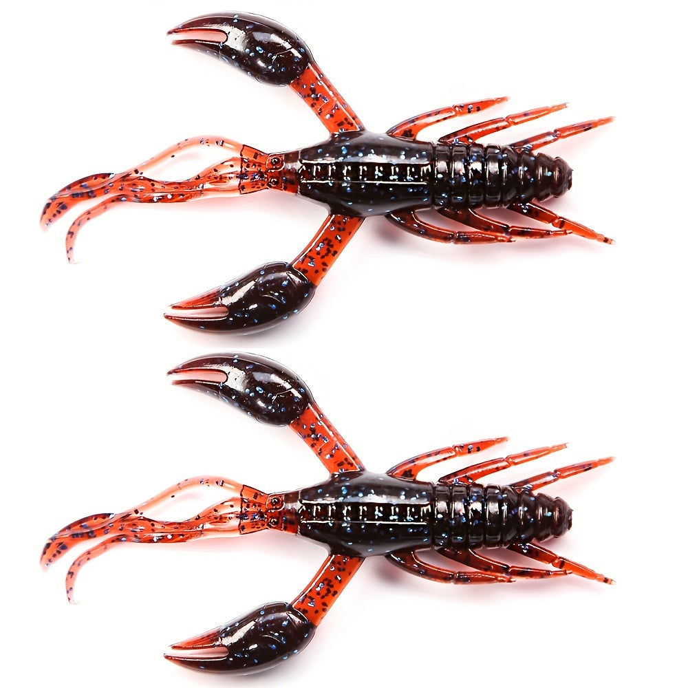8pcs 60mm Soft Lures Shrimp Shaped Fishing Baits