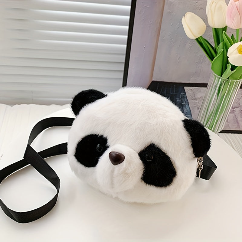 Panda Plush Crossbody Bag Mini Coin Purse Shoulder Bag