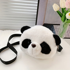 Panda Plush Crossbody Bag Mini Coin Purse Shoulder Bag
