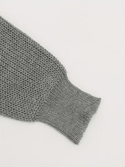Colorblock Lace V Neck Sweater
