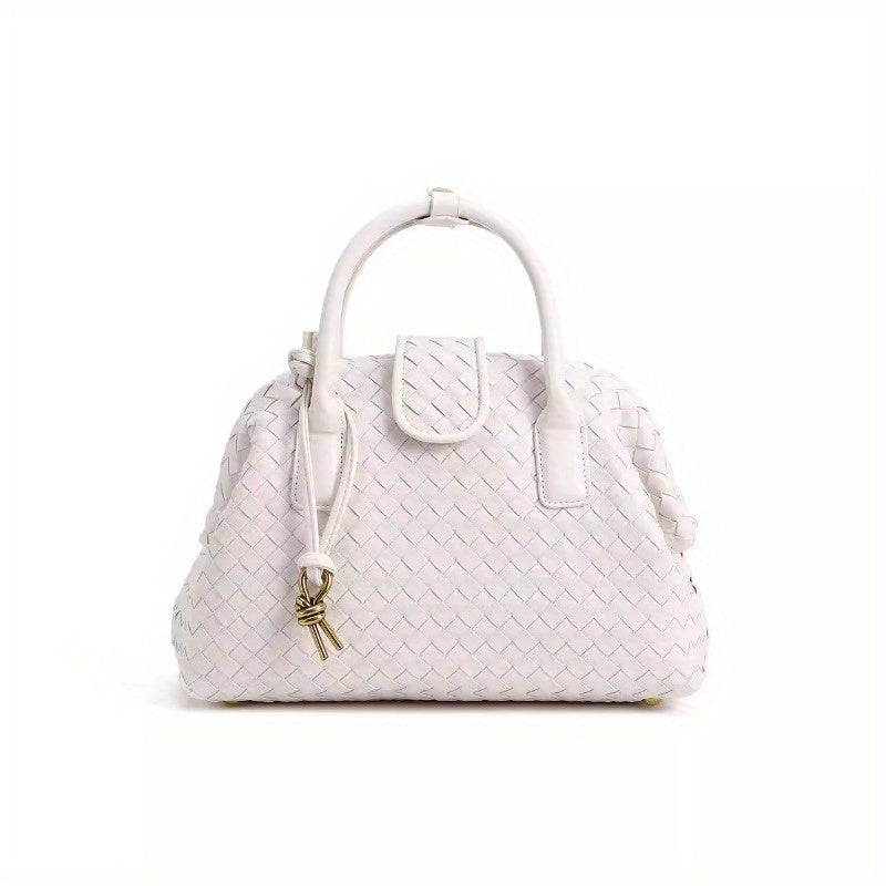 Women's Woven Crossbody Shoulder Bag Convertible Handbag
