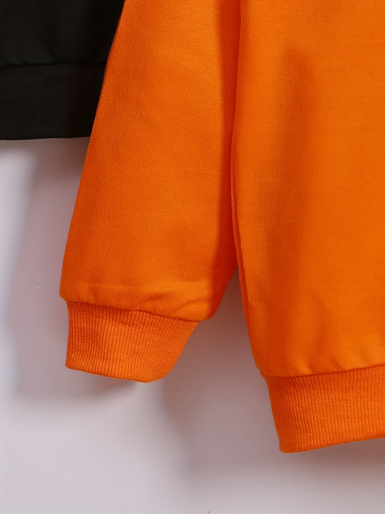 2pcs Halloween Letter Witch Boys Pullover Sweatshirt
