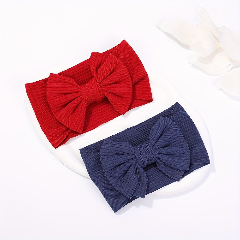 5pcs Girls' Elastic Hair Bands Kids Headwear Baby Hair Accessories