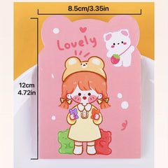 6pcs Mini Memo Notepads 16 Sheets School Supplies Stationery Reward