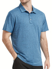 5 Pack Men's Quick Dry Golf T Shirt Performance Moisture Wicking Casual Workout
