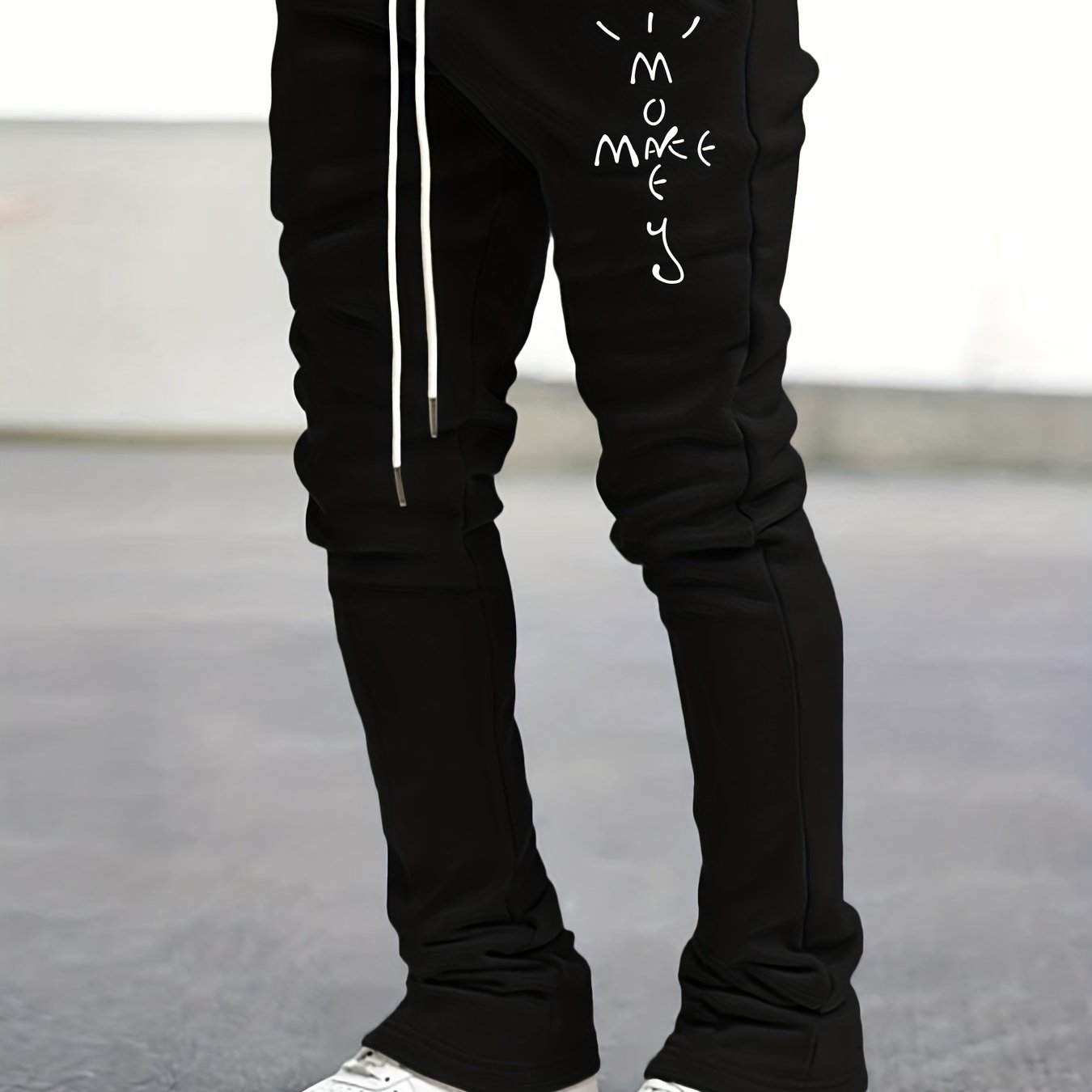 Men's Comfy Flared Trousers Casual Stretch Hip Hop Joggers