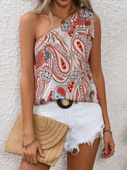 Floral Print Tank Top Sleeveless Summer Top