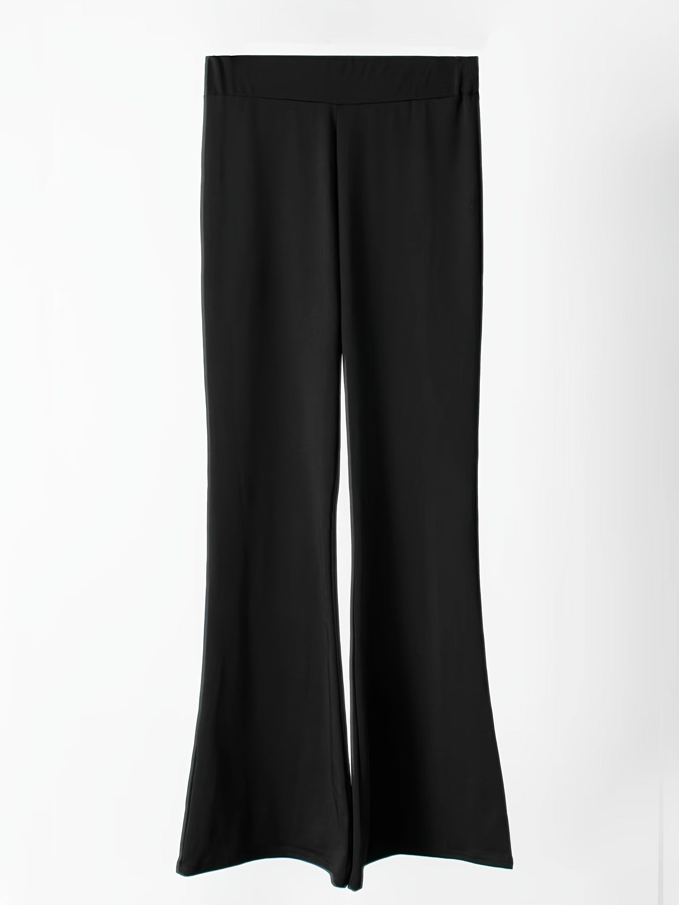 High Waist Yoga Long Pants Slim Flared Legs Activewear