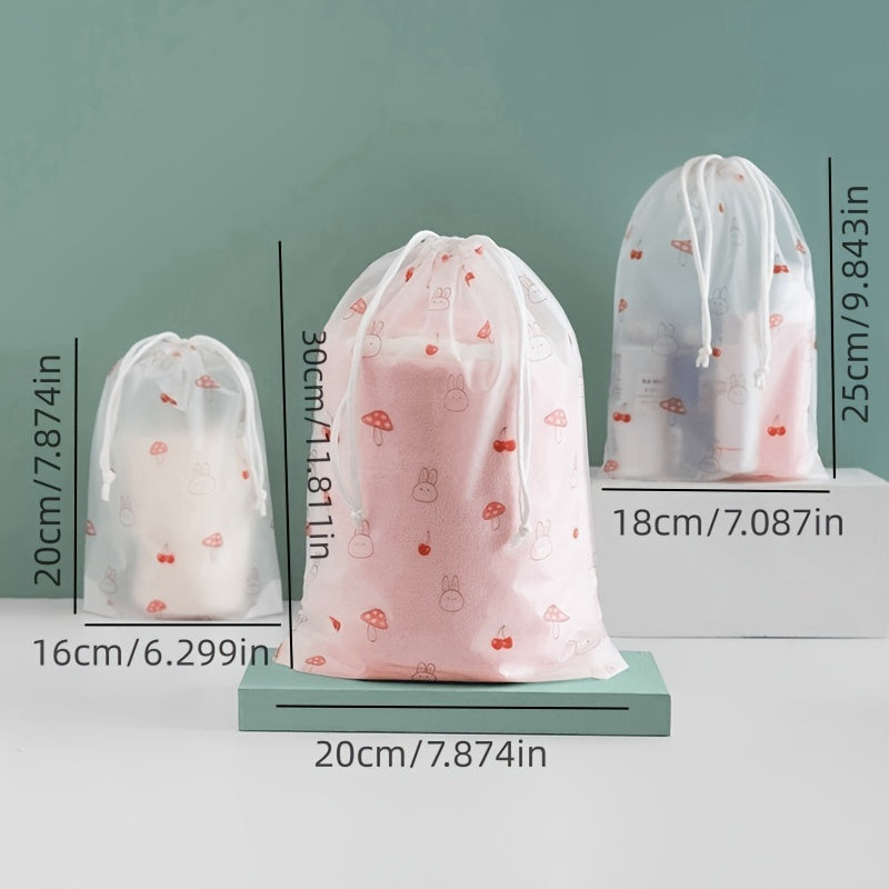 10pcs Shoe Storage Organizer Bags Clear PVC Makeup Cosmetics Toiletry Draw