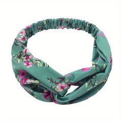 Boho Floral Style Headband Elastic Head Wrap Hair Band