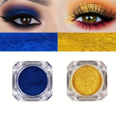 Rich & Pearly Eyeshadow Powder Set for Shimmering Eye Makeup