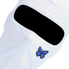Butterfly Print Balaclava Outdoor Riding Mask For Men And Women