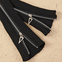 Knitted Knee High Socks Women's Leg Warmers
