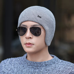 Cold-proof Thickened Knitted Wool Ear Hat