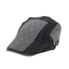 British Retro Plaid Peaked Cap Spring Summer Hat