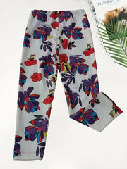 Girls Flower Pattern Leggings All Seasons Sports Gift