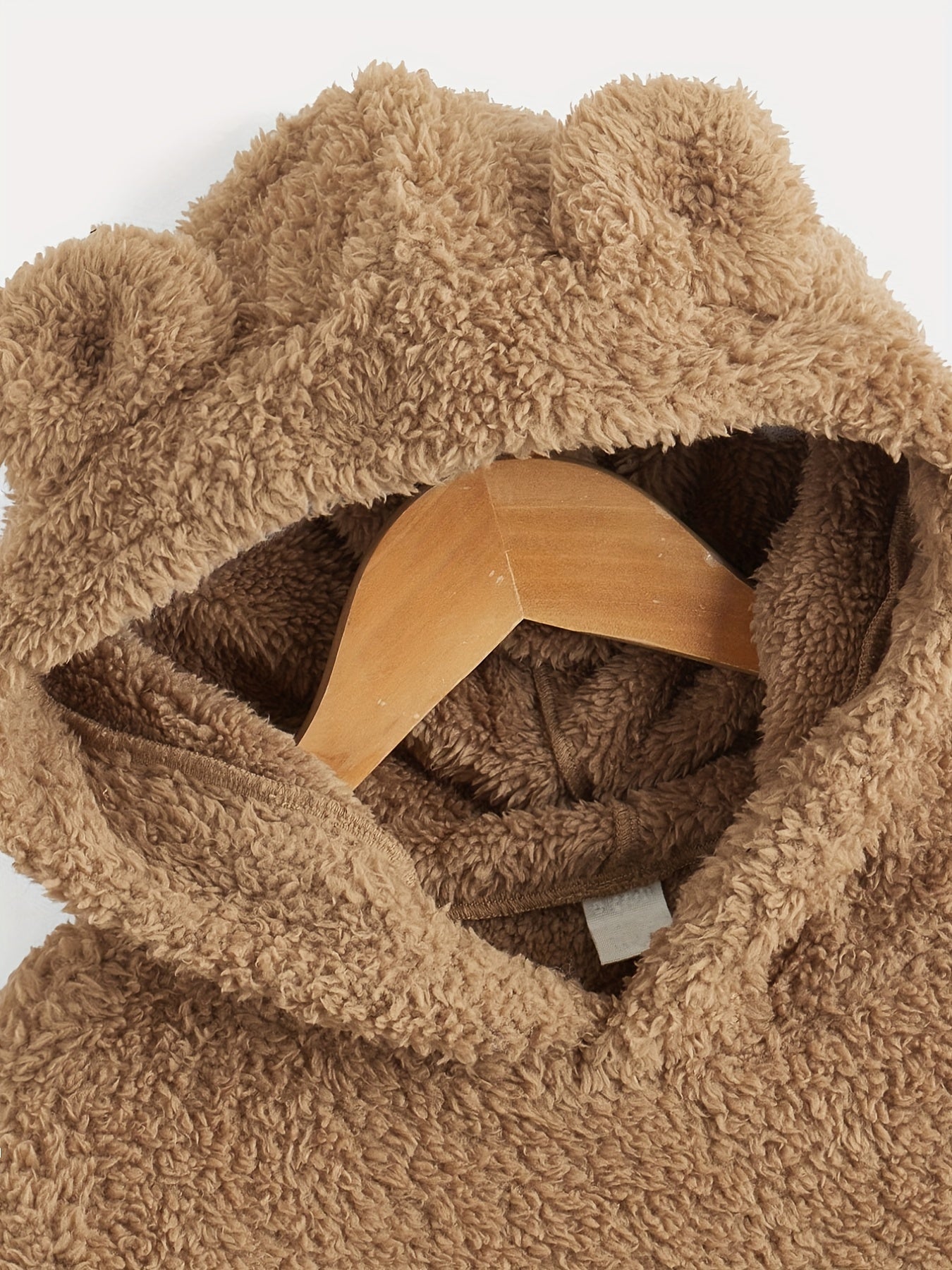 Boy's Teddy Fleece Hoodie Thermal Long Sleeve Top Hooded Pullover