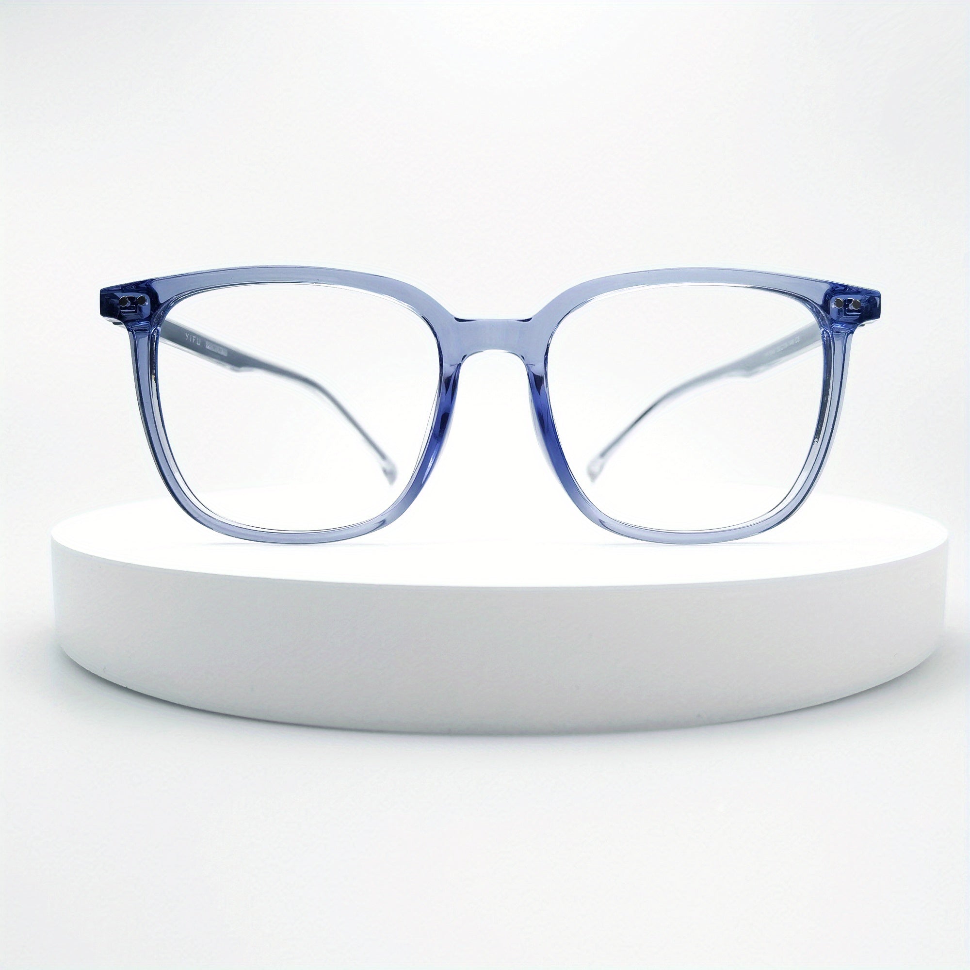 Men's Oversized Light Glasses Square Computer Light Block