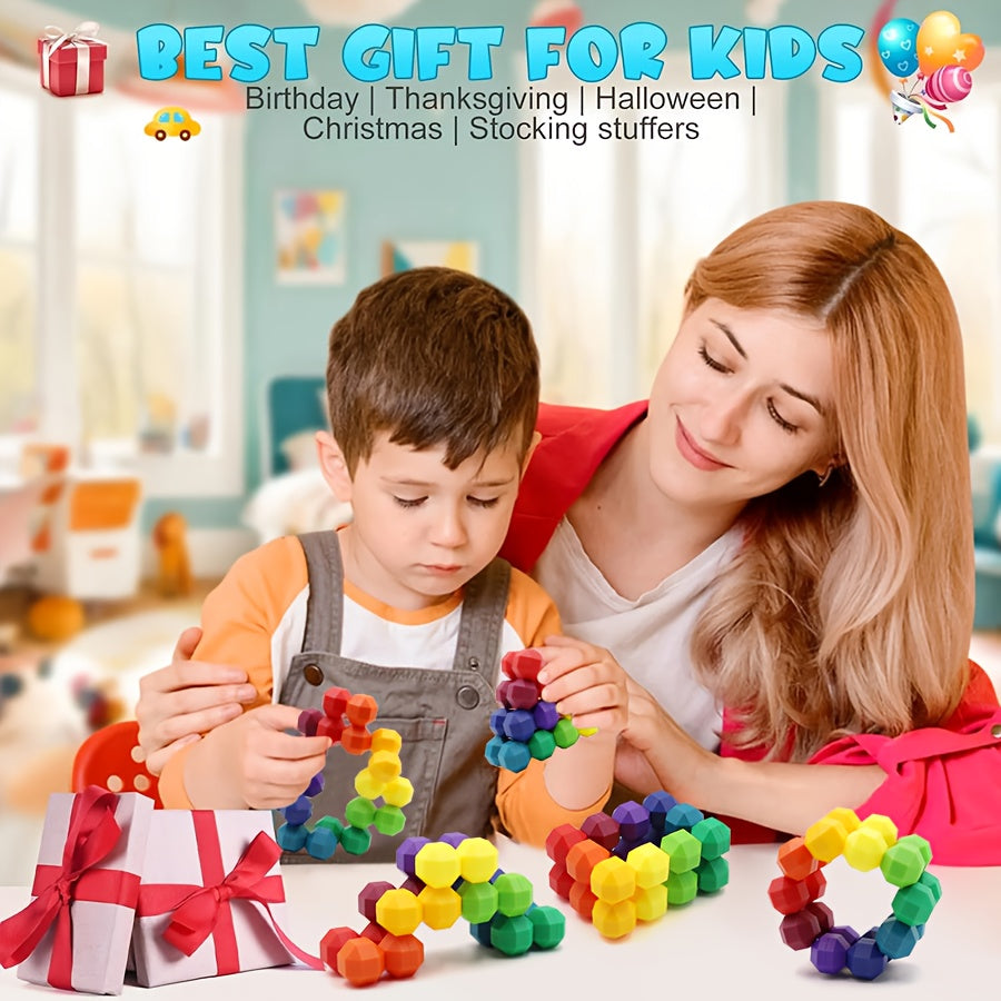 Plastic Toy Magic Cube 3D Puzzle DIY Educational Christmas Gift