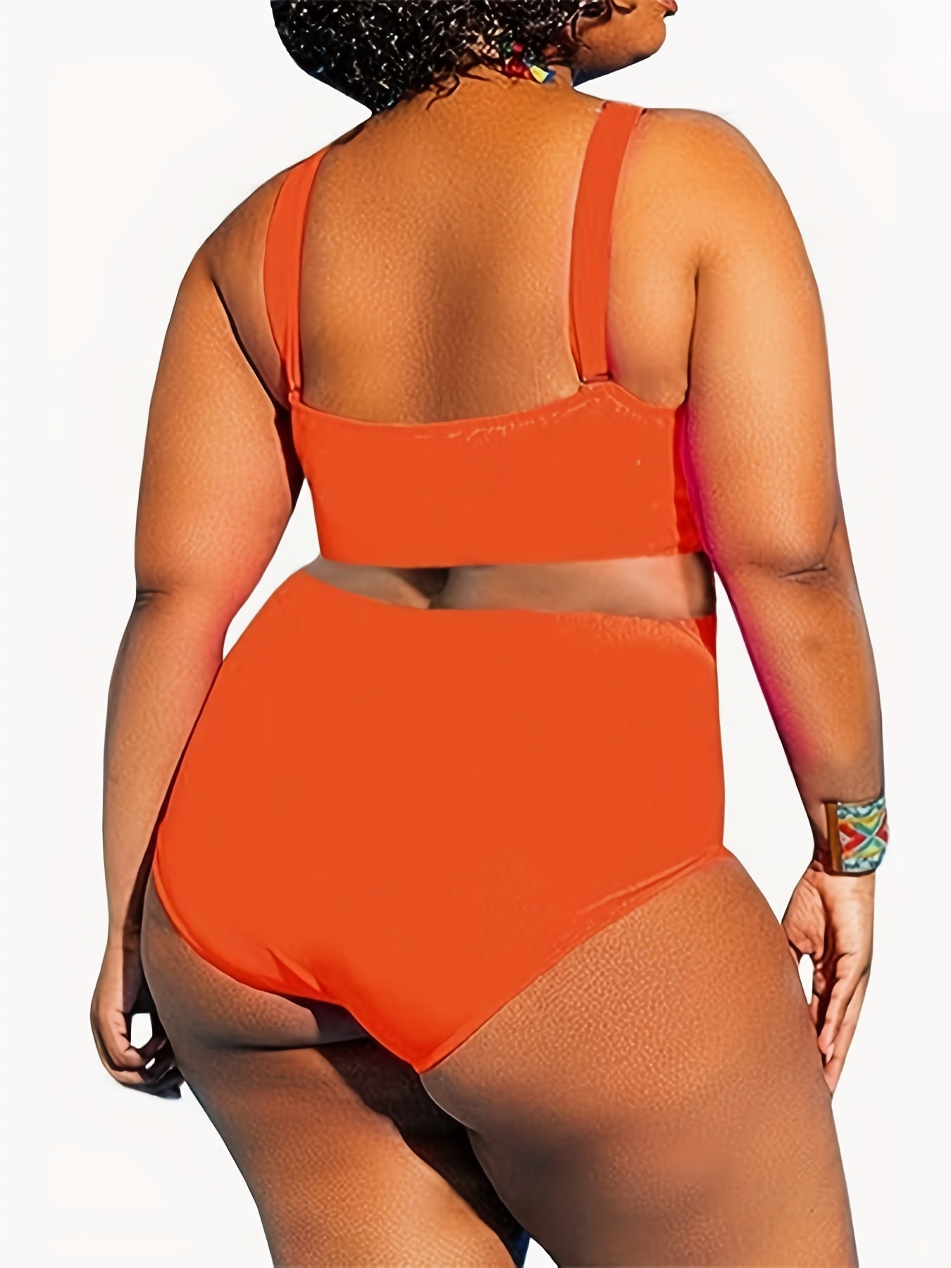 Crew Neck Cut Out Tummy Control One Piece Bathing Suit