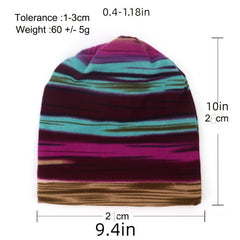 Boys Striped Print Cap for Autumn & Winter
