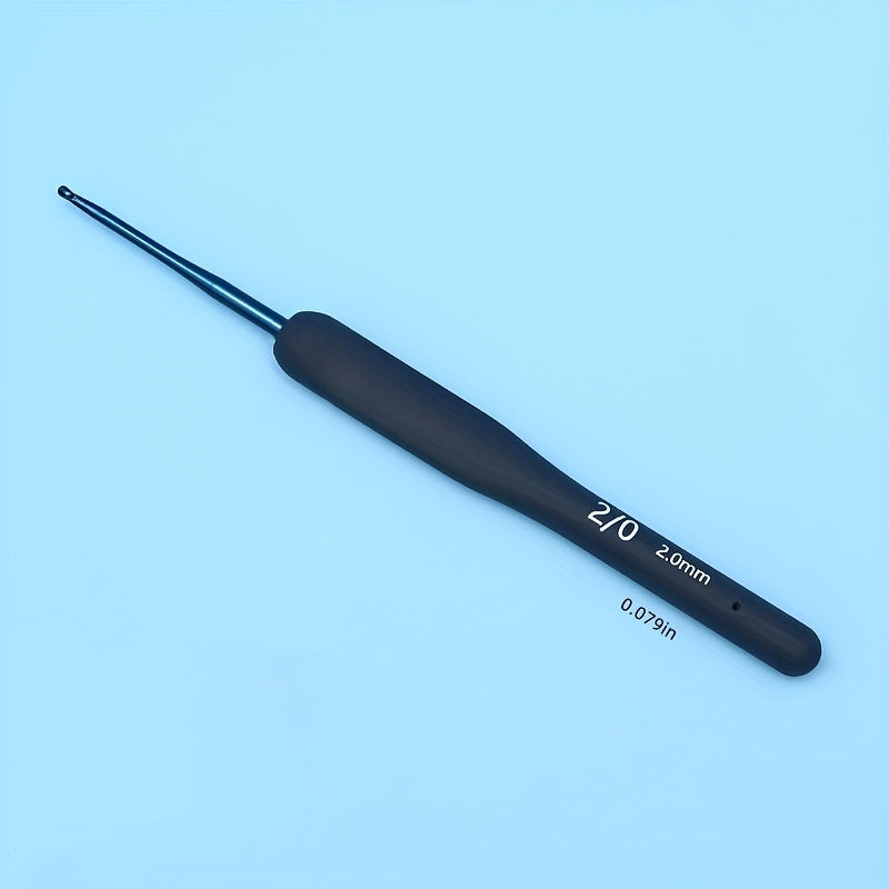 Crochet Needle Set Stainless Steel Soft Handle DIY Sewing 2.0mm-6.0mm