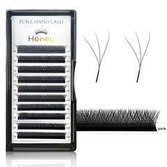 Matte 3D W Individual Lashes for Eyelash Extensions