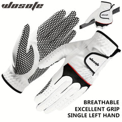 Shockproof Left Hand Golf Glove Breathable Mesh Non Slip Silicone
