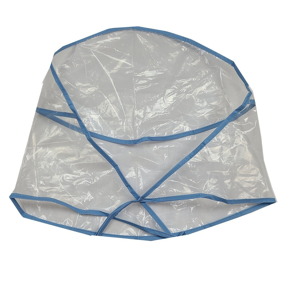 Transparent Rain Bonnet Sun Visor Waterproof Rain Scarf Water Resistant Hat