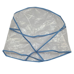 Transparent Rain Bonnet Sun Visor Waterproof Rain Scarf Water Resistant Hat
