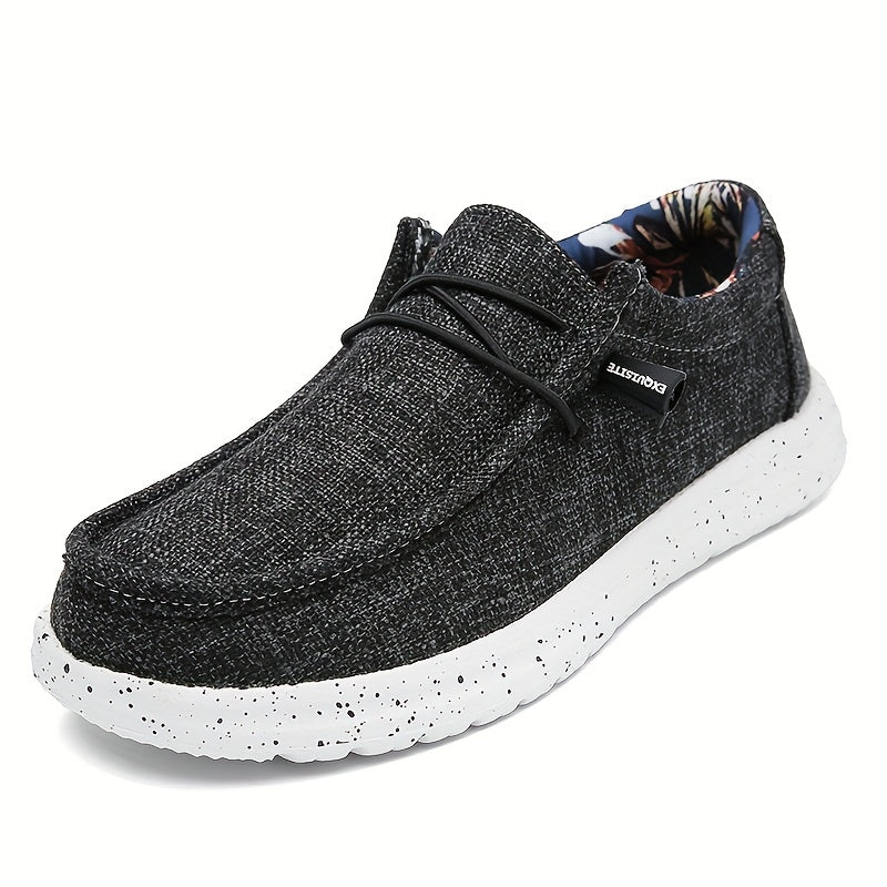 Men's Canvas Slip On Sneakers Lightweight Non Slip Shoes