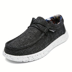 Men's Canvas Slip On Sneakers Lightweight Non Slip Shoes