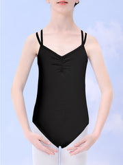 Girls Sweet Sleeveless Dance Suit For Ballet Gymnastics Practice