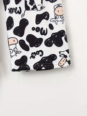 Cow Print Sleep Bottoms Casual & Home Sleep Pants Women's Sleepwear