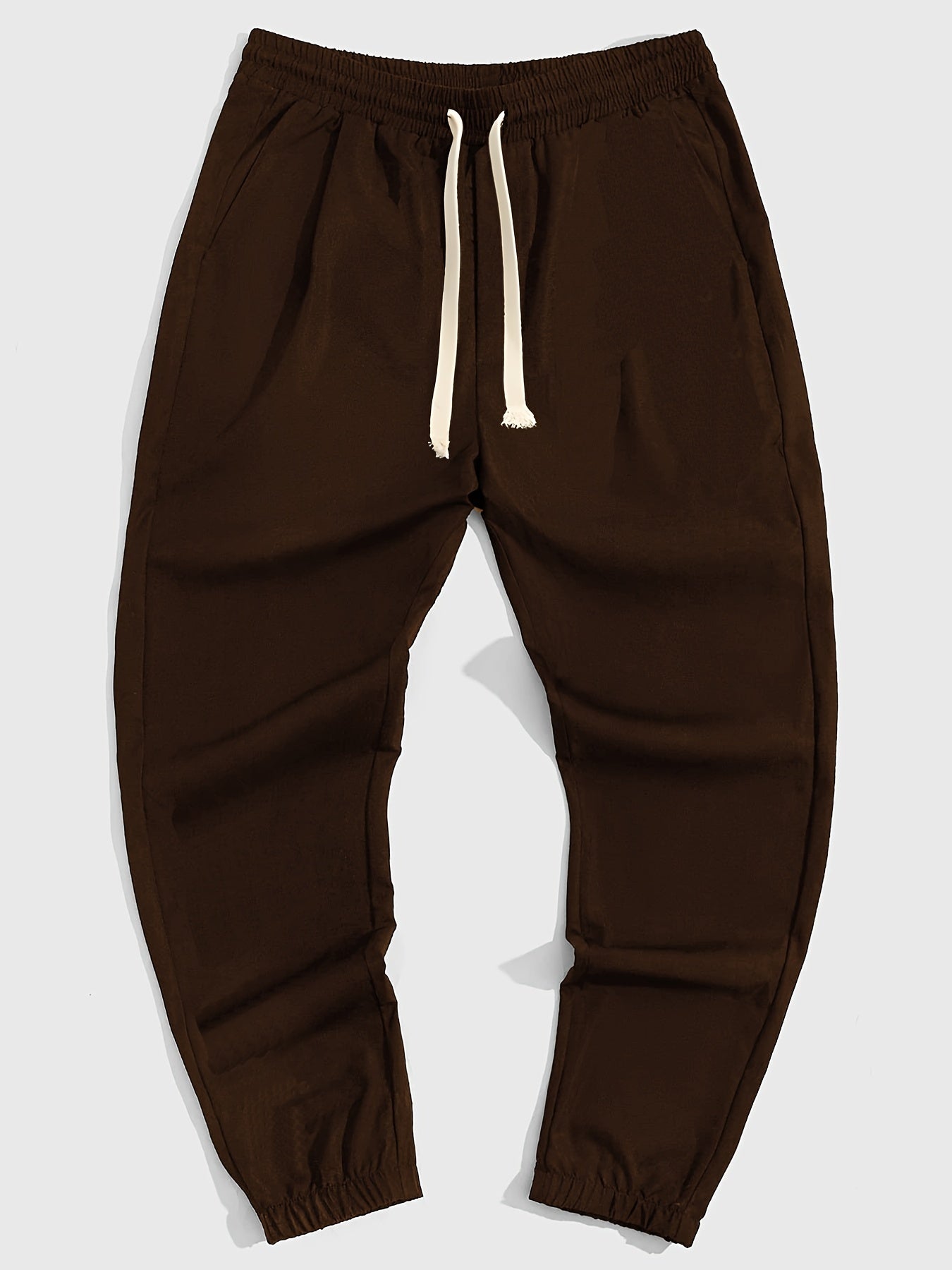 Letter Ring Print Sweatpants Casual Drawstring Jogger Pants