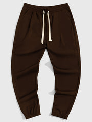 Letter Ring Print Sweatpants Casual Drawstring Jogger Pants