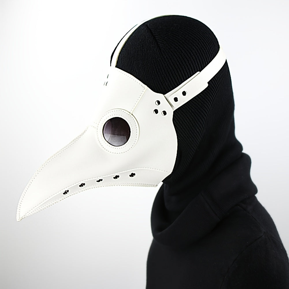 Men's Steampunk Halloween Plague Bird Mouth Doctor Mask Headgear