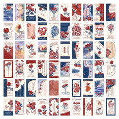 60pcs Fancy Bookmark Series Graffiti Stickers for DIY Journal Decoration