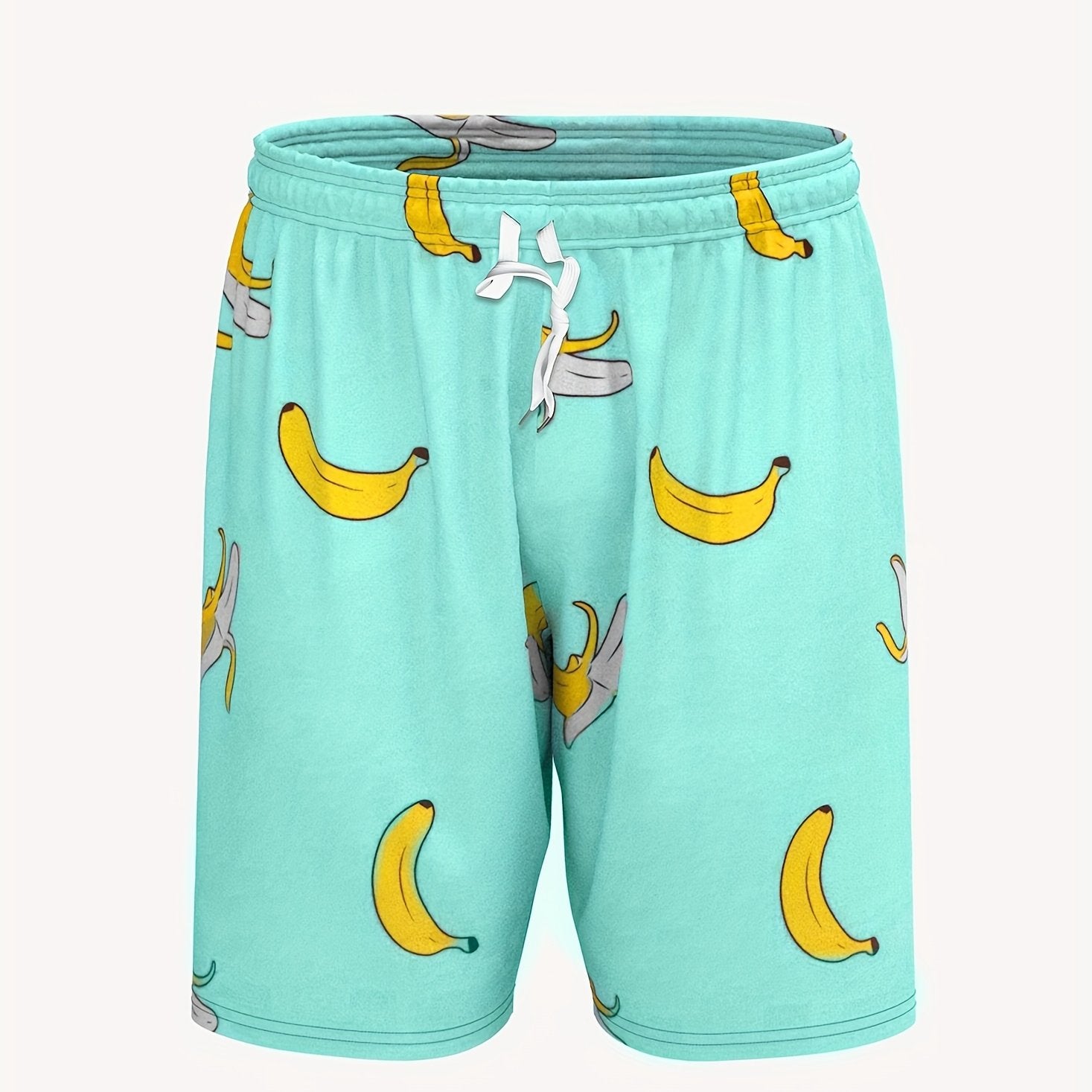 Men's Banana Print Loose Shorts Quick Drying Pants