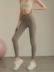 High Waist Yoga Pants Slim Fit Butt Lifting Tummy Control Sporty Pants
