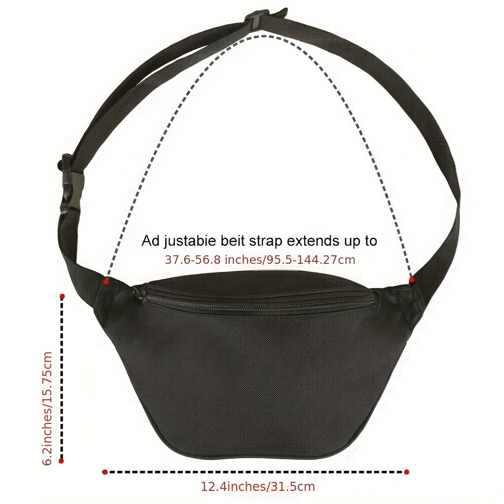Adjustable Canvas Running Fanny Pack for Men and Women
