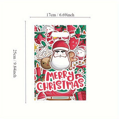 10pcs Christmas Gift Bags Cartoon Pearl Film Halloween Christmas Eve