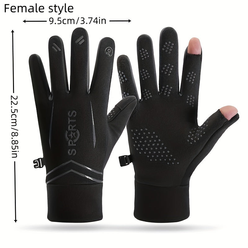 Winter Warm Gloves Driving & Riding Non-slip Windproof Waterproof
