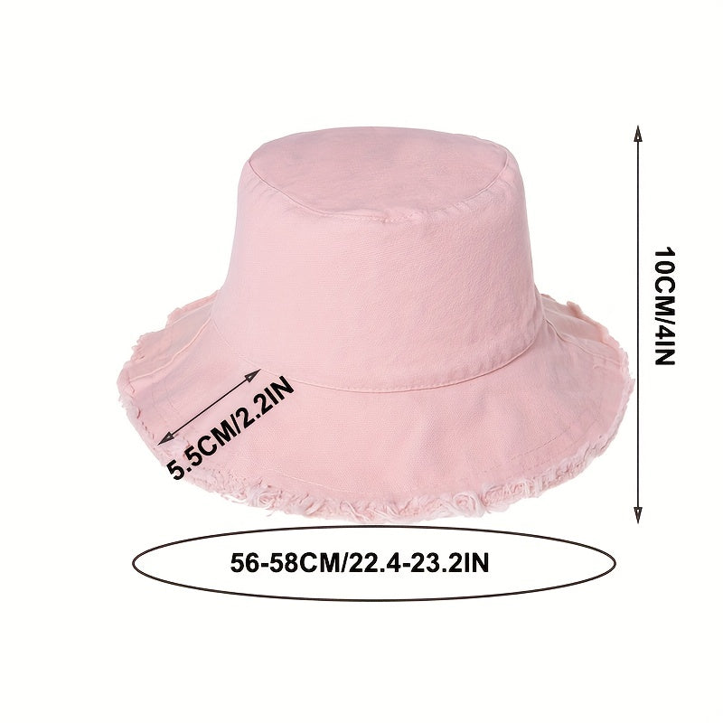 Unisex Foldable Wide Brim UV Protection Fisherman Hat