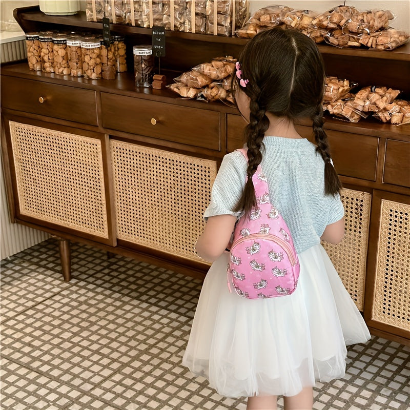 Kids Dino Excavator Chest Bag Lightweight Crossbody Bag